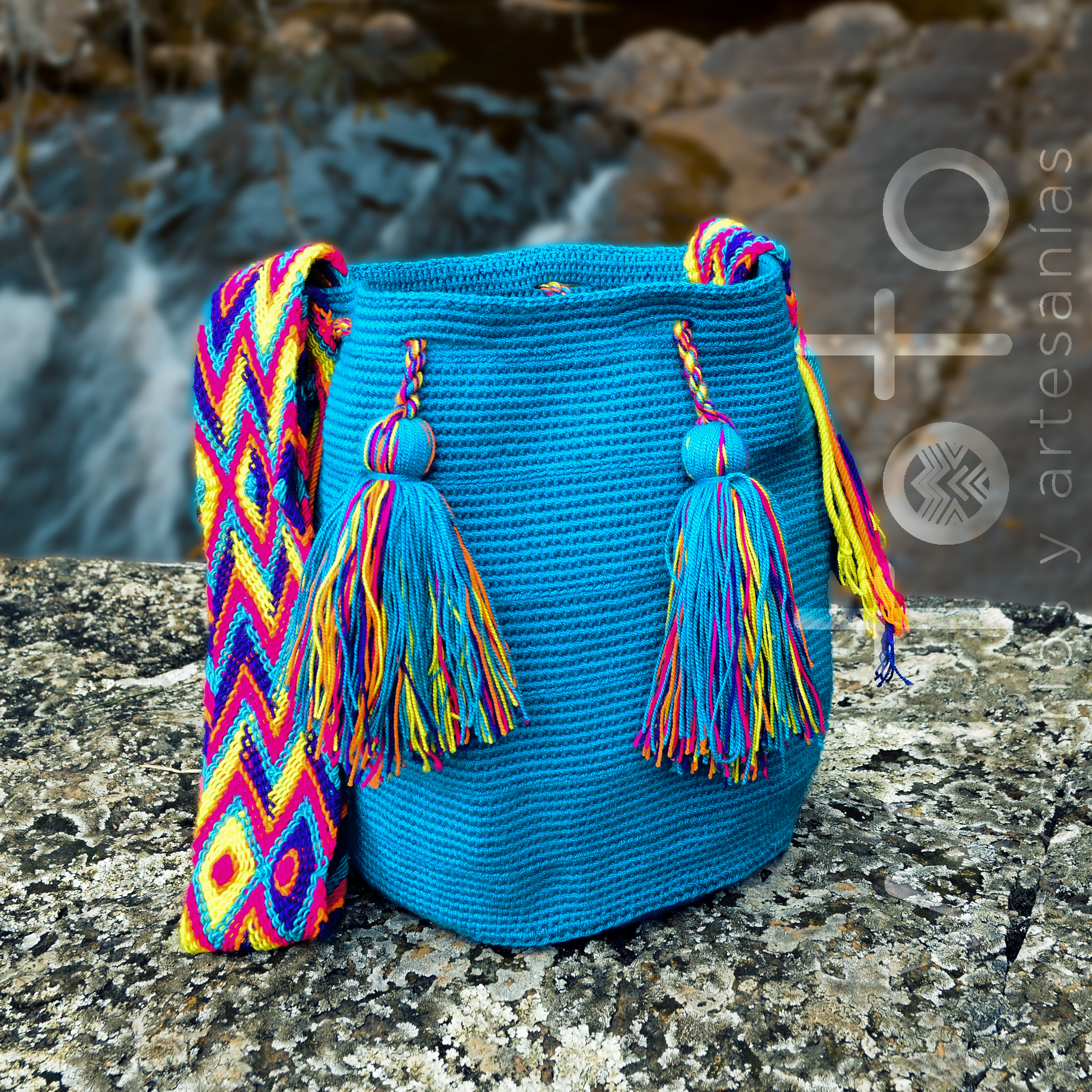 MOCHILA WAYUU AZUL 6